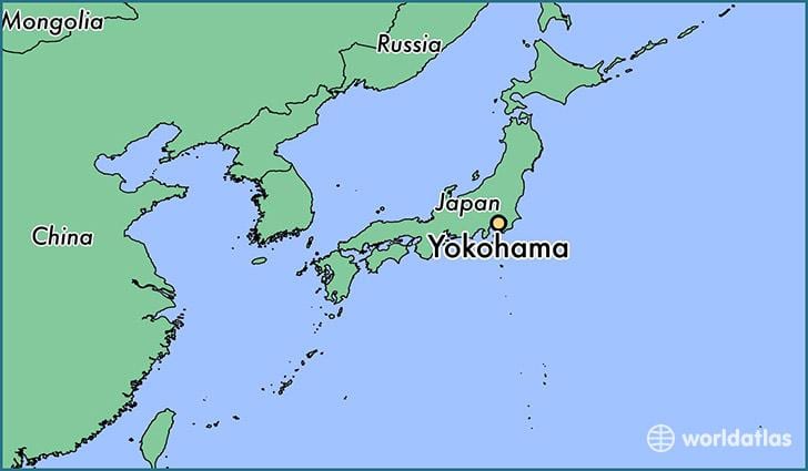 Bản đồ của Yokohama